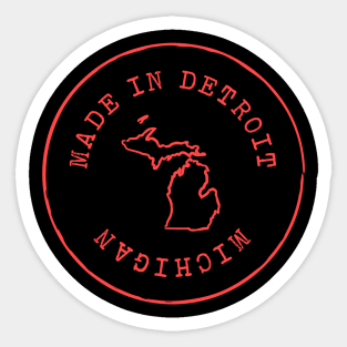 Made in Michigan T-Shirt Sticker